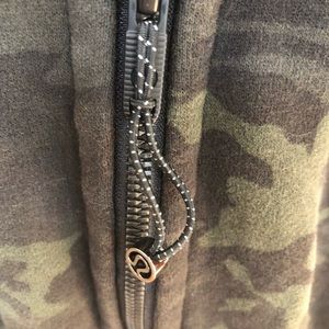 Lululemon Camo Zip up, size 10